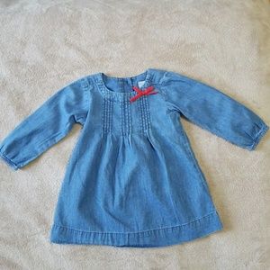 Baby GaP denim long Sleeves dress